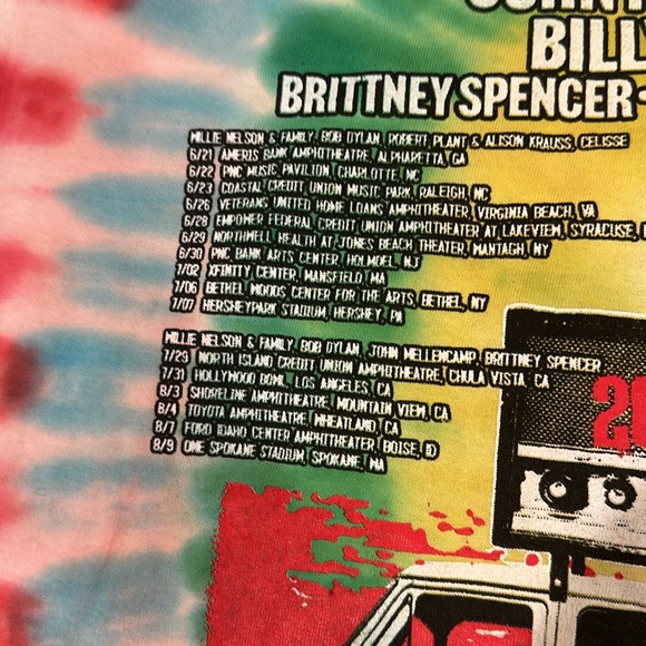 2024 Outllaw Music Festival Tie Dye Concert Souvenir T-Shirt for for NWOT - Picture 4 of 12